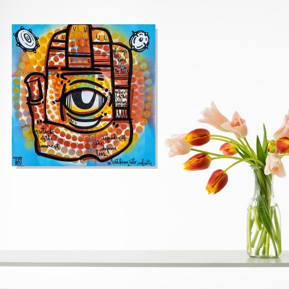 Protector of the Innocent (Guided by intuition) - Lebo Steel Mineral Print